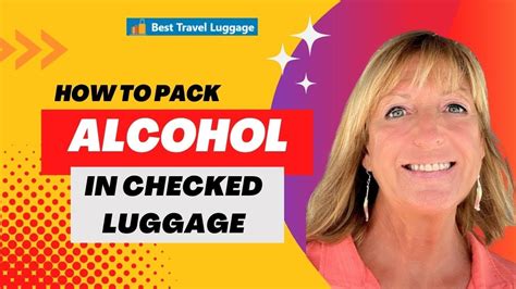 can you check opened alcohol in luggage